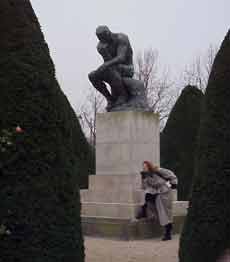 Paris France Rodin's Thinker and Val